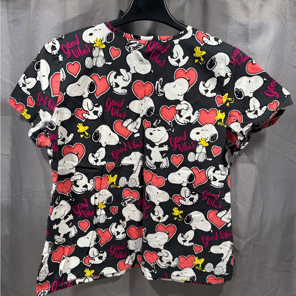 Peanuts Snoopy Scrub Top - Picture 2 of 6